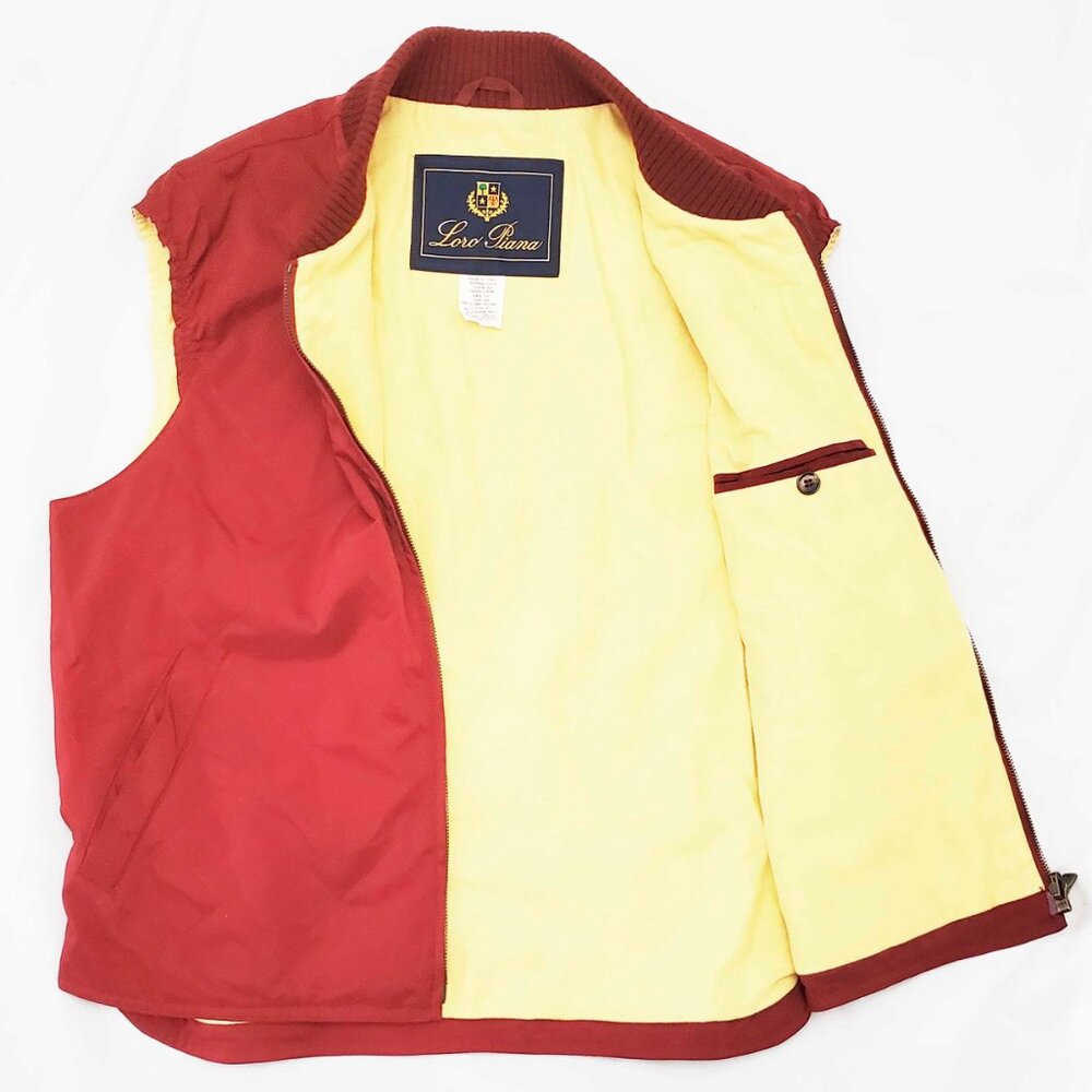 VTG Loro Piana 1992 OLYMPICS TEAM Horsey JACKET W/Cashmere Lined DETACH VEST M - Picture 7 of 16